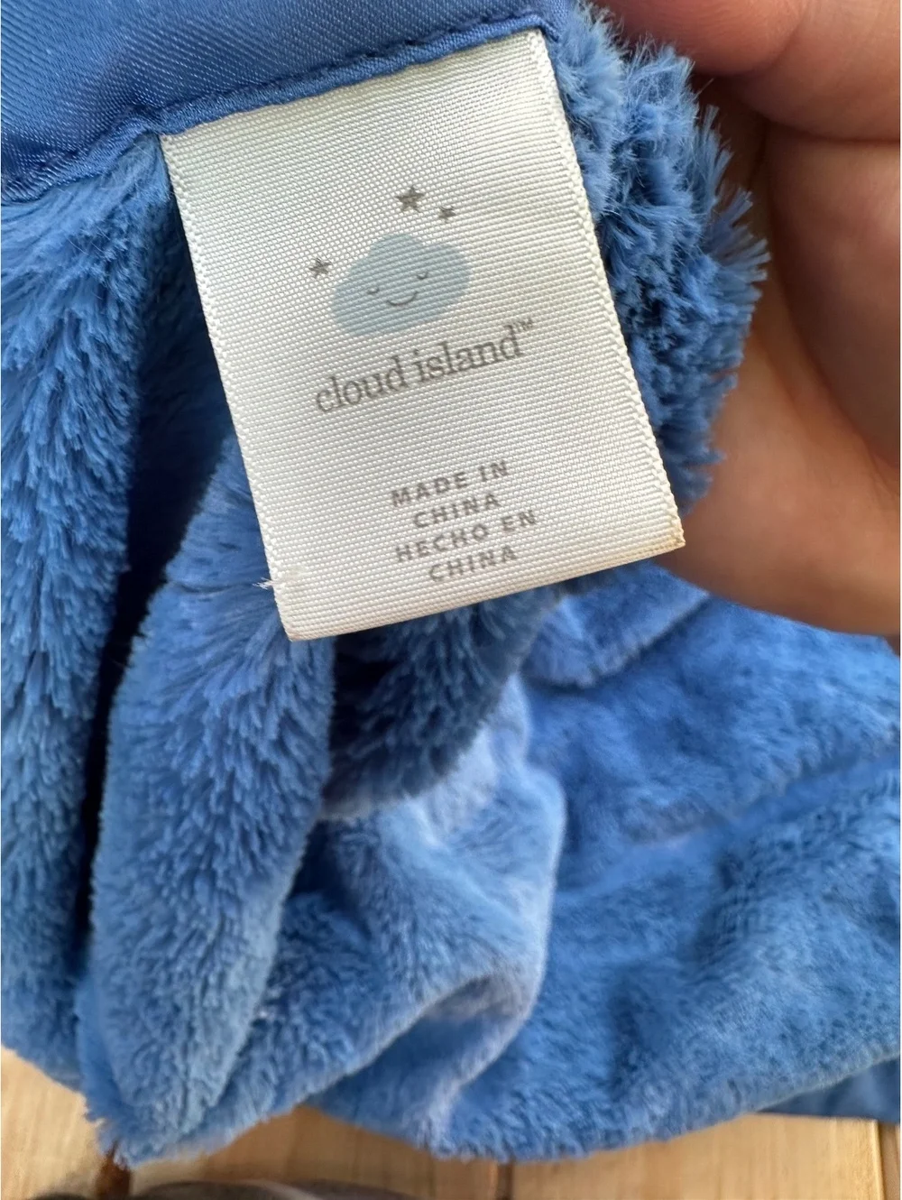 Target Cloud Island Blue Tweed Dog Security Blanket Lovey Stars Satin Trim 29